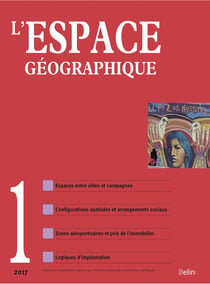 L'ESPACE GEOGRAPHIQUE n.2017/1