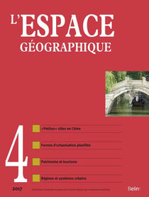 L'ESPACE GEOGRAPHIQUE n.2017/4