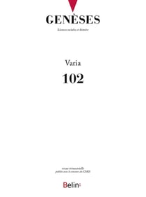 Revue Genèses n.102 : mars 2016