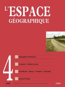 L'ESPACE GEOGRAPHIQUE n.2016/4