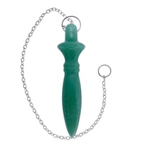 Pendule égyptien Thot gravé - Aventurine verte