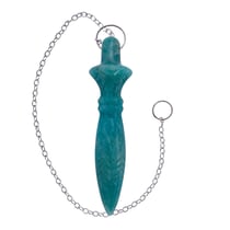 Pendule égyptien Thot gravé - Amazonite