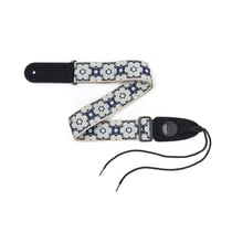 Sangle pour guitare ou basse - Shiver - Fleur Bleue