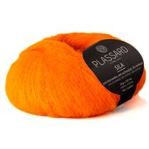 Pelote de fil à tricoter - Plassard - Sila - Orange 051