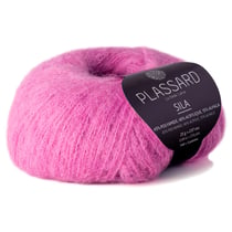 Pelote de fil à tricoter - Plassard - Sila - Rose bonbon 035