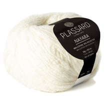 Pelote de fil à tricoter - Plassard - Nayara - Blanc optique 001