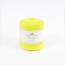 Pelote de fil à tricoter 100 % coton - DMC - Eco Vita T-shirt - Lemon