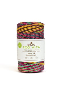 Pelote de fil à tricoter - DMC - Eco Vita 4 - Multicolore 107
