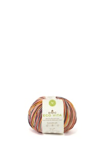 Pelote de fil à tricoter - DMC - Eco Vita 3 - Multicolore 604