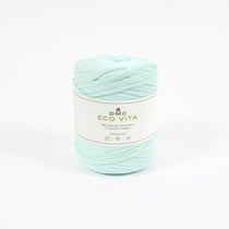 Pelote de fil à tricoter 100 % coton - DMC - Eco Vita T-shirt - Mint