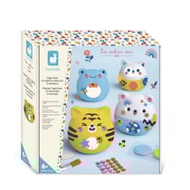 Kit figurines en plâtre à décorer - Animaux - Janod