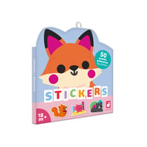 Lot de 50 grandes gommettes Janod - Animaux