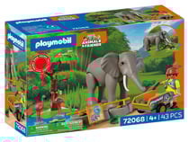PLAYMOBIL® - Eléphants et soigneur animalier - 72068 - Promo Pack