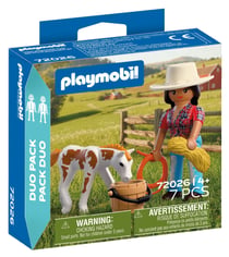 PLAYMOBIL® - Duo Cavalière avec poulain - 72026 - Pack Duo
