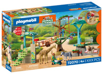 PLAYMOBIL® - Zoo : Parc aventure au milieu des animaux sauvages - 72070