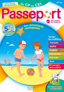 Passeport : Cahier de vacances - Du CP au CE1