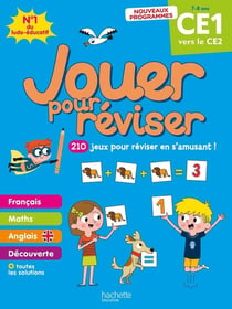 Jouer pour réviser : Cahier de vacances - CE1 vers le CE2