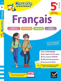 Chouette entraînement : Français - 5e