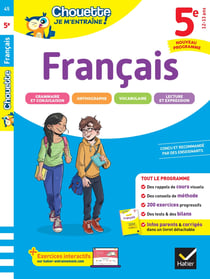Chouette entraînement : Français - 5e