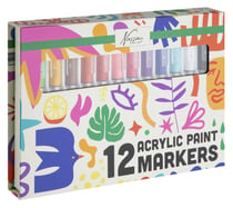 Lot de 12 marqueurs acryliques - Nassau