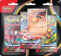 Blister de 3 boosters Méga-Évolution Chaos Ascendant - Pokémon - ME04