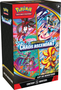 Pokémon ME04 booster bundle (6 boosters)