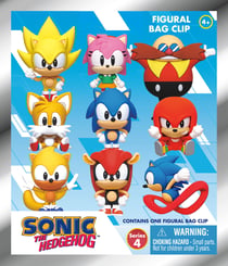 Porte-clés Monogram - Sonic the Hedgehog - Modèles aléatoires - Vendu à l'unité