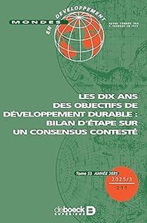 Mondes en développement n.211 : Les dix ans des objectifs
