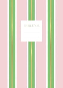 Livre d'or - Rose et Vert