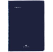 Agenda scolaire semainier 2026/2027 Oberthur - bleu marine