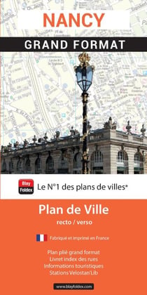 Nancy : Grand format : Plan de ville