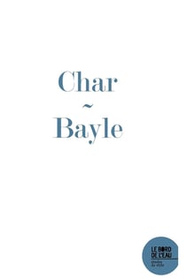 Chemins de foudre. « Septentrion » et « Faim rouge » de René Char