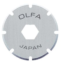 2 lames 18mm "PRB-18" pour cutter rotatif OLFA RTY-4 - Découpe en pointillés