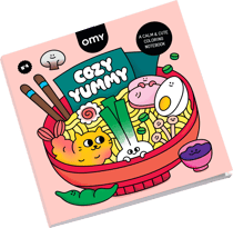 Livre de coloriage Cozy Art Food - Omy
