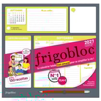 Frigobloc : Hebdomadaire : avec 150 recettes (édition 2027)