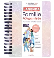 L'agenda 2027 de la famille organisée Maxi format (de sept. 2026 à déc. 2027)