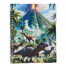 Cahier de textes à spirale 2026/2027 - Dinosaure - 17 x 22 cm - Cultura