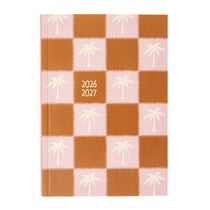 Agenda journalier 2026/2027 - Damier - 12 x 17 cm- Cultura