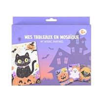 Lot de 4 tableaux en mosaïque - Halloween