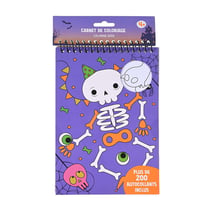 CARNET COLORIAGE ET GOMMETTES HALLOWEEN