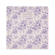 Agenda semainier 2026 -2027- Floral - 16 x 16 cm - Cultura