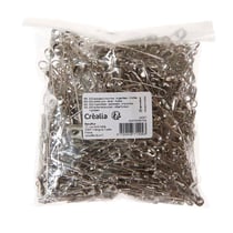 SACHET DE 500 EPINGLES A NOURRICE - ARGENTÉ - 4 TAILLES