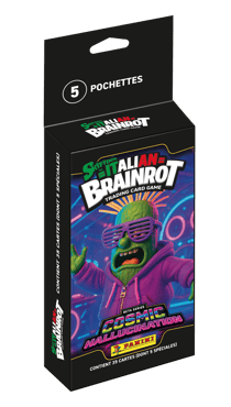 Blister 5 pochettes Panini - Skifidol Italian Brainrot