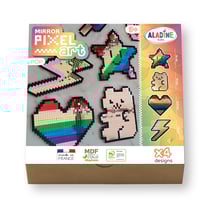 Mirror Pixel Art : pop - Aladine Kids
