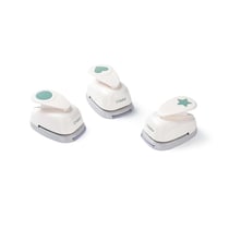 Lot de 3 perforatrices motifs divers Créalia - 3,8 cm