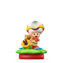 Amiibo Super Mario Bros Capitaine Toad et Fleur cancan