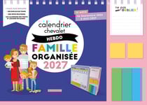 Calendrier chevalet hebdo famille organisée (édition 2027)