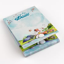 Bloc parfumé Diddl - A6 10,5 x 14,8 cm - 80 pages à petits carreaux - Modèle aléatoire - Vendu à l'unité