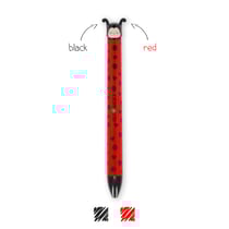 Stylo à bille à deux couleurs Legami - Ladybug - Coccinelle