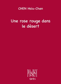Une rose rouge dans le désert